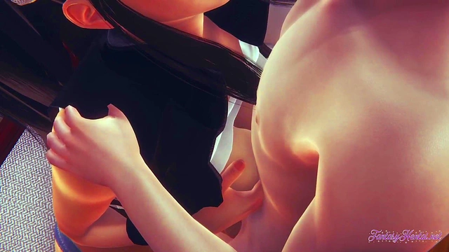 Hilda Gives Uncensored Pokemon Hentai Blowjob & Boobjob For Creampie Feast