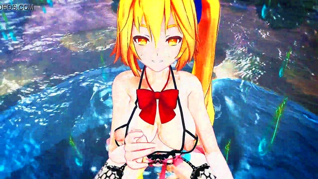 Horny Anime Babe Seduces You for Erotic MMD Echi Fun