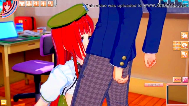 Big-Breasted Touhou Hon Meilin Rubs Her Tits & Gives Intense Blowjob In 3D Hentai Animations