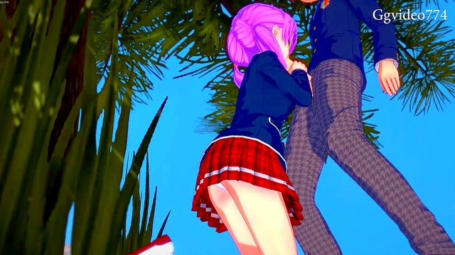 Teen Uniformed Cutie Gets Fucked Outdoors in Koikatsu Party 3D Anime Adventure