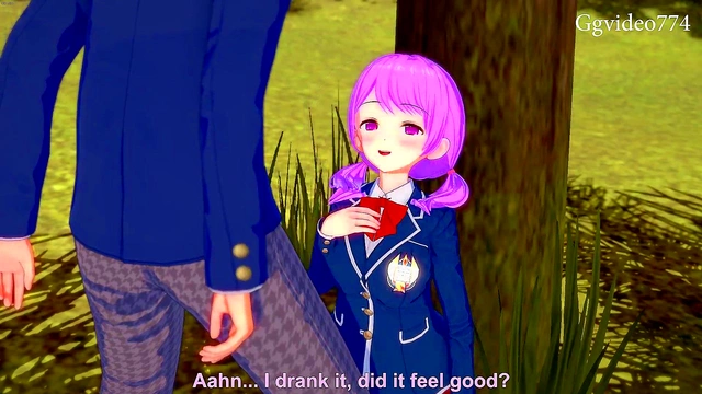 Teen Uniformed Cutie Gets Fucked Outdoors in Koikatsu Party 3D Anime Adventure