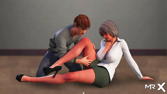 Teen Cartoon Babe Seduces With Leg Caresses for Hot Hentai Action