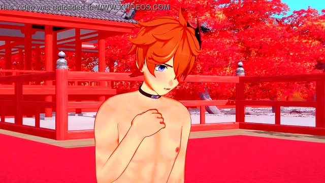 Zhongli Fucks Anime Boy In Genshin Impact Yaoi Scene With Sucking & Anal Creampie