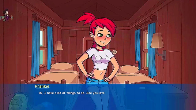 Redhead MILF Gwen Gets Rough Blowjob & Big-Ass Doggystyle Fun at Camp Pinewood