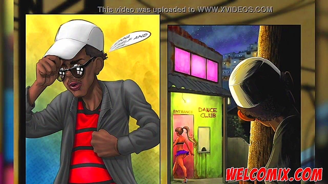 Brazilian Big-Ass Cartoon Chick Dances Erotic Chair Lap-Dance Seduction