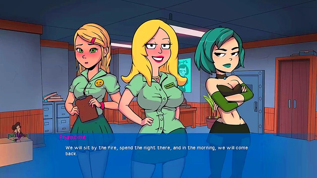 Blonde MILF Francine Gets Rough Alien Sex In Swimsuit At Cartoon Camp Pinewood