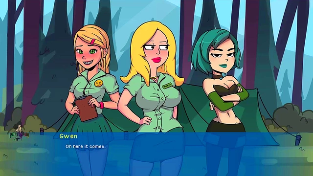 Blonde MILF Francine Gets Rough Alien Sex In Swimsuit At Cartoon Camp Pinewood