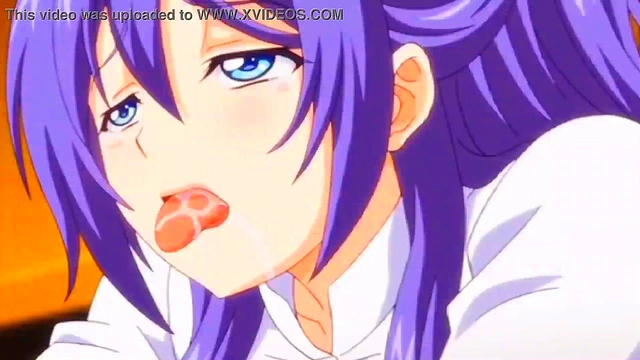 Purple Anime Bitch Gets Fucked Hard In Sexy Hentai Scene