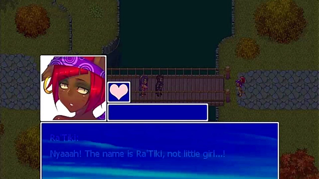 Huge-Bosomed Gamer Jamal Laquari Plays Through Legendary Hentai RPG With BBC Action