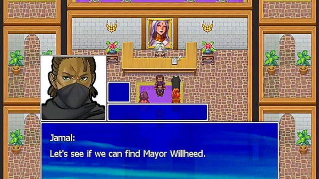 Huge-Bosomed Gamer Jamal Laquari Plays Through Legendary Hentai RPG With BBC Action