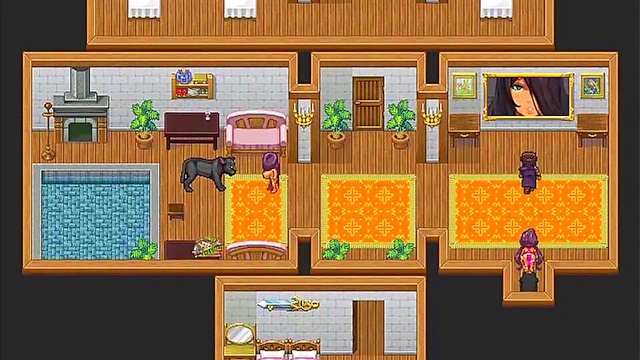 Huge-Bosomed Gamer Jamal Laquari Plays Through Legendary Hentai RPG With BBC Action