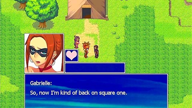 Huge-Bosomed Gamer Jamal Laquari Plays Through Legendary Hentai RPG With BBC Action