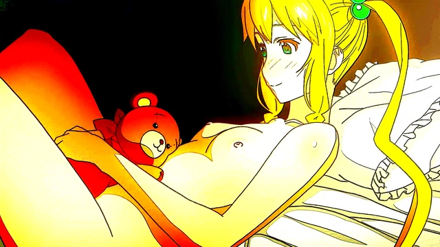 Horny Catgirl Masturbates in Shower With Big Tits & Glitchy Anime Beats