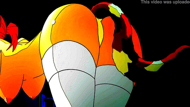 Horny Catgirl Masturbates in Shower With Big Tits & Glitchy Anime Beats