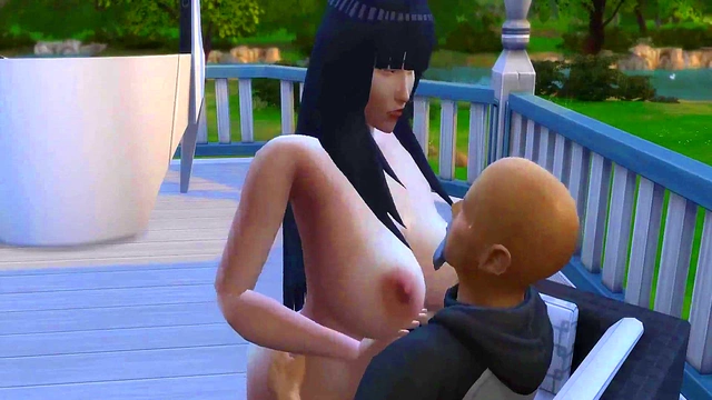 Kinky Anime Trio – Naruto, Sakura & Hinata Share Big Black Dick for Hardcore Fun