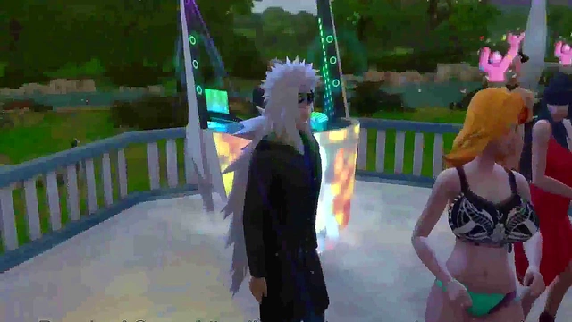 Kinky Anime Trio – Naruto, Sakura & Hinata Share Big Black Dick for Hardcore Fun