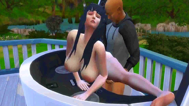 Kinky Anime Trio – Naruto, Sakura & Hinata Share Big Black Dick for Hardcore Fun