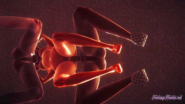 Sarada Naruto Hentai Threesome – Uncensored 3D Blowjob & Double Cumshot Creampie