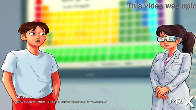 Hentai Cartoon – Summertime Saga’s Sexy Officer Gets Creampie After Passionate Kiss