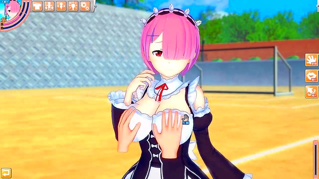 Ram's Busty Bliss – Re-Zero 3D Hentai Eroge Session With Handjob & Blowjob Ecstasy