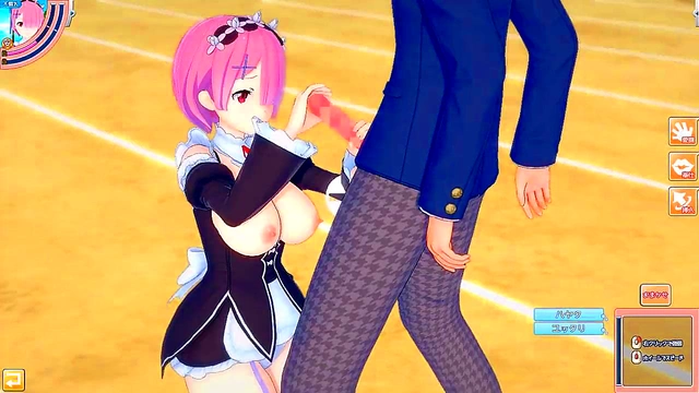 Ram's Busty Bliss – Re-Zero 3D Hentai Eroge Session With Handjob & Blowjob Ecstasy