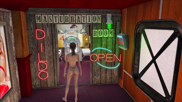 Sexy Brunette Anime Girl Enjoys Dildo And Intense Anal Action In Fallout 4 Style