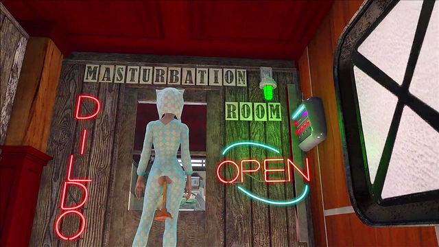 Sexy Brunette Anime Girl Enjoys Dildo And Intense Anal Action In Fallout 4 Style