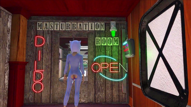 Sexy Brunette Anime Girl Enjoys Dildo And Intense Anal Action In Fallout 4 Style