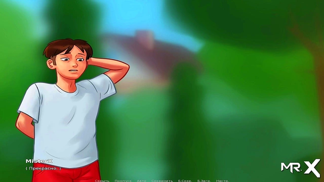 Two Big-Assed Anime Girls Get Pregnant in Summertime Saga Hentai Gameplay