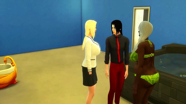 Seductive Naruto MILF Sunade Enjoying A steaming-hot Threesome With Anal Delights