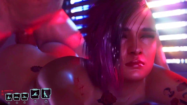 Judy Alvarez Gets Fucked Hard in Cyberpunk 2077 3D Anime Anal Adventure