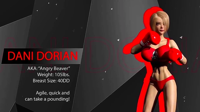 Huge-Busted Futa Babes Engage in Hot Lesbian Combat Anime Action