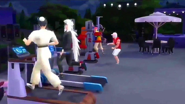 Hinata Cheats on Naruto with Bartender for Rough Anal Fun at Bonfire Party