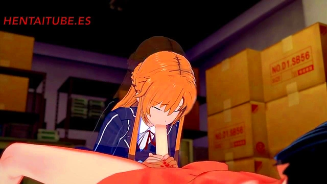 Asuna & Kirito’s Steamy Sword Art Online Hentai Session – Hot BJ & Cummy Finish