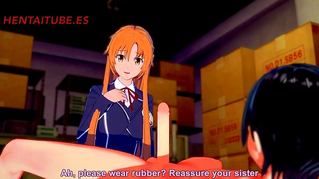 Asuna & Kirito’s Steamy Sword Art Online Hentai Session – Hot BJ & Cummy Finish