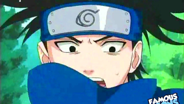 Big-Busted Sakura Rides Sasuke's Dick in Doggy Style for Anime Game Pleasure