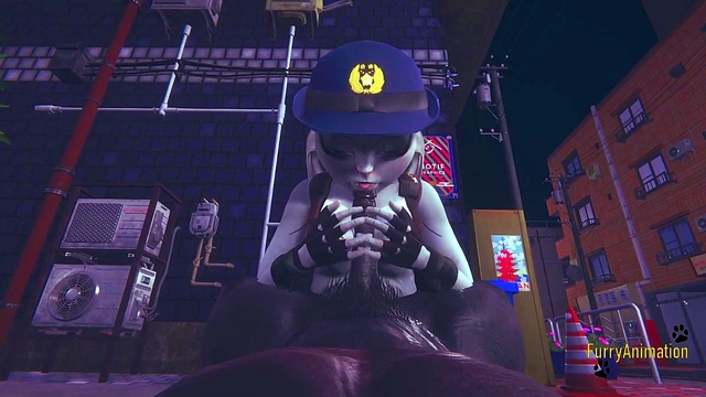 Judy Hopps Boobs Bounce in Zootopia Hentai Furry 3D Blowjob & Sucking POV Action