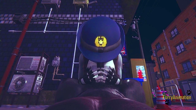 Judy Hopps Boobs Bounce in Zootopia Hentai Furry 3D Blowjob & Sucking POV Action