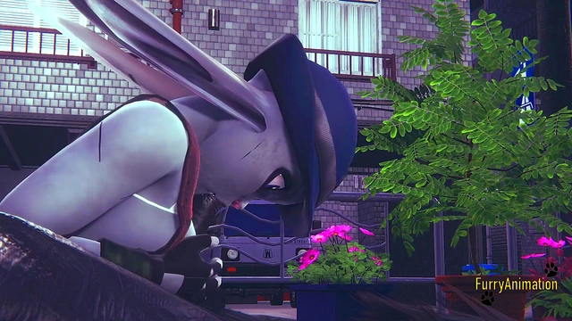 Judy Hopps Boobs Bounce in Zootopia Hentai Furry 3D Blowjob & Sucking POV Action