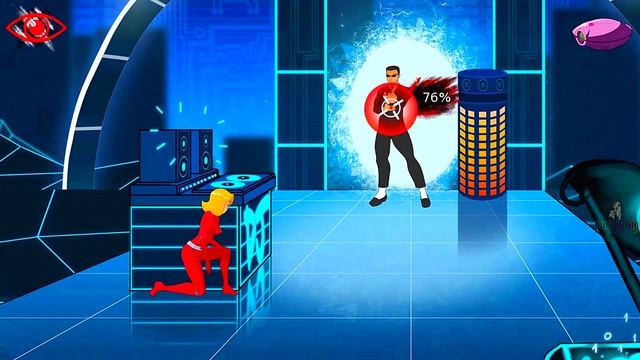 Blonde & Redhead Spies Get Trained Hard By Sam In High Heels Anime Action