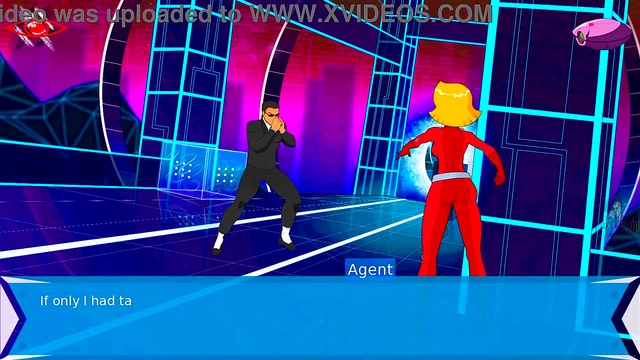 Blonde & Redhead Spies Get Trained Hard By Sam In High Heels Anime Action