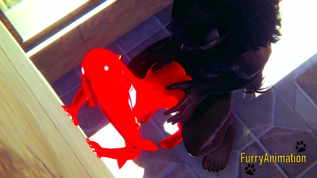 Mipha from Zelda Fucks Hard with Handjob, Blowjob & Creampie in 3D Hentai Yiff