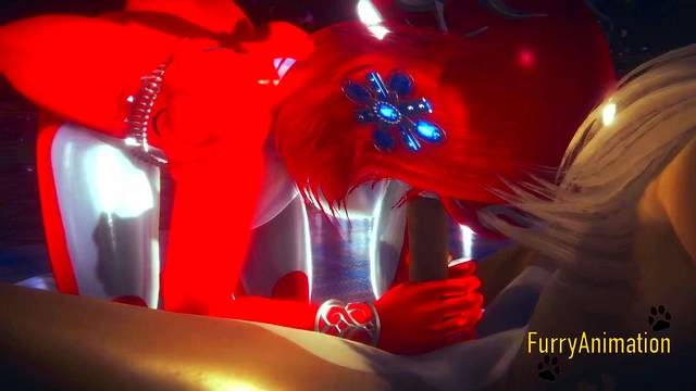 Mipha from Zelda Fucks Hard with Handjob, Blowjob & Creampie in 3D Hentai Yiff