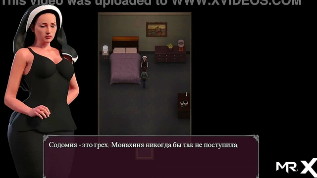 Lusty Nun Seduces With Anal Sex In Anime Mother Fantasy