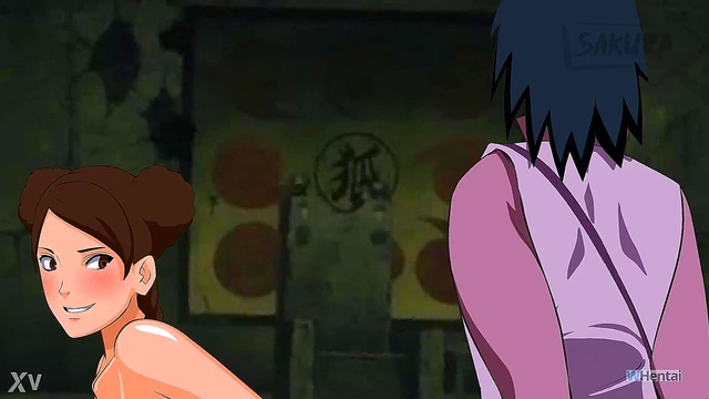 Tenten Gets Fucked Doggy Style by Sasuke in Hardcore Naruto Hentai Action