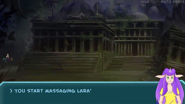 Lara Croft Gives Seductive Blowjob & Handjob With Glasses & Gloves