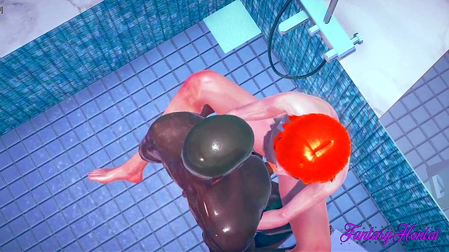 Gwen Tennyson's Uncensored 3D Hentai Shower Creampie Adventure