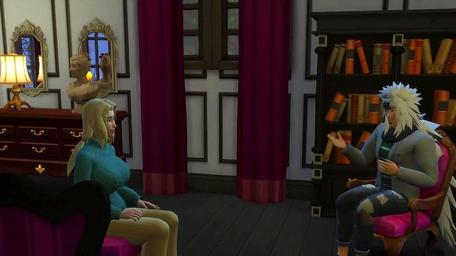 Perverted Wise Man Seduces Sunade for Stealthy Anal Session & Internal Finish