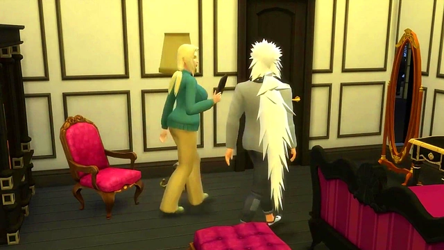 Perverted Wise Man Seduces Sunade for Stealthy Anal Session & Internal Finish