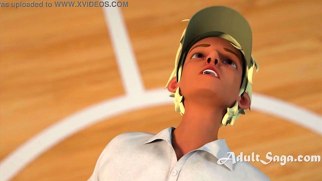 Giant Hentai MILF Gym Teacher Shows Student How to Pleasure Her Huge Tits & Ass